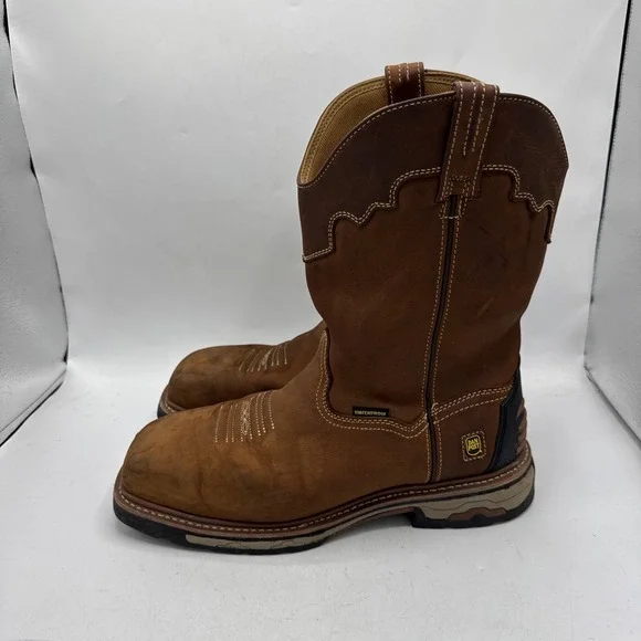Dan Post Blayde Work Boots Mens 13 EW Steel Toe Waterproof Brown DP69482
